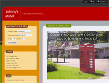 Tablet Screenshot of johnnysmotel.ca